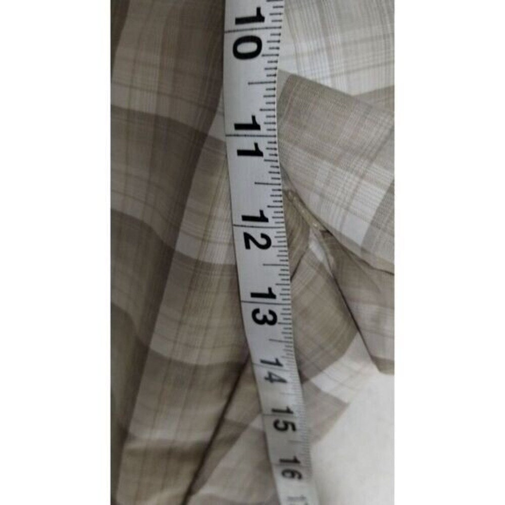 Grand Slam Performance Plaid Golf Shorts Men's Size 42 Gray Flat Front Stretch - Picture 10 of 11
